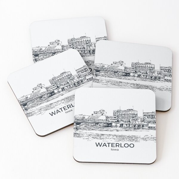 Item preview, Waterloo - Iowa designed and sold by Lakeric Cityscapes.