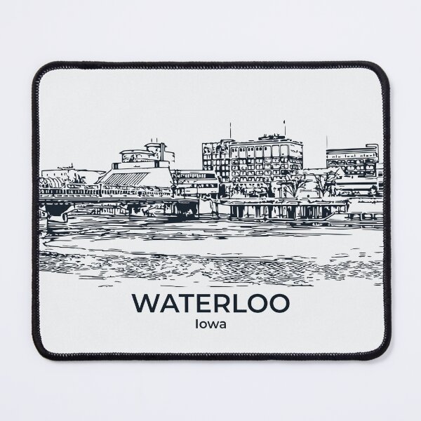 Item preview, Waterloo - Iowa designed and sold by Lakeric Cityscapes.