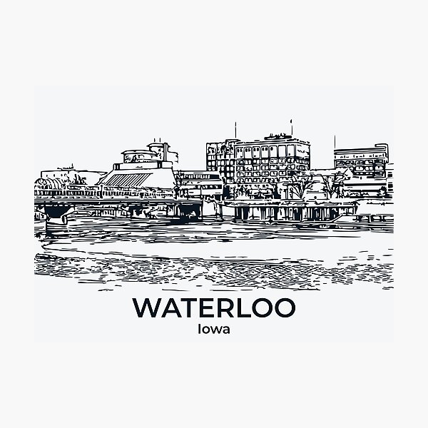 Item preview, Waterloo - Iowa designed and sold by Lakeric.