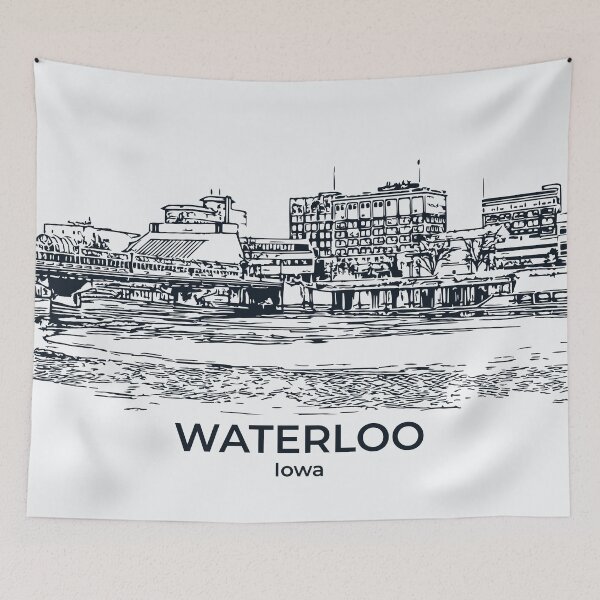 Item preview, Waterloo - Iowa designed and sold by Lakeric Cityscapes.
