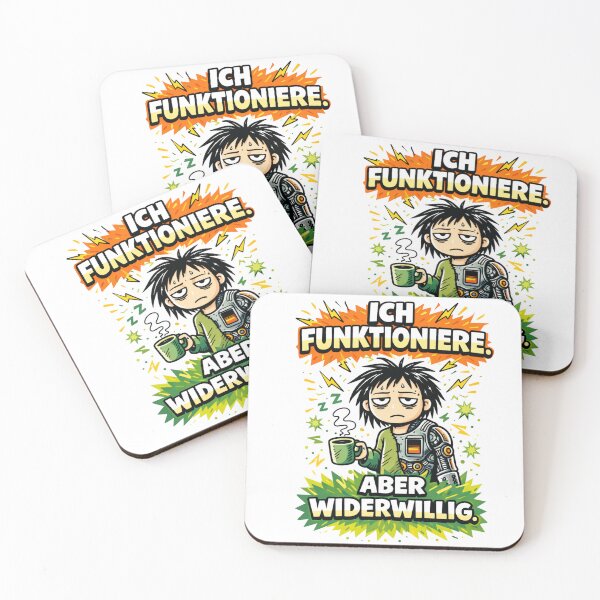 Item preview, I'm functioning. But reluctantly. – Funny coffee & office motif designed and sold by FrenchieFever.