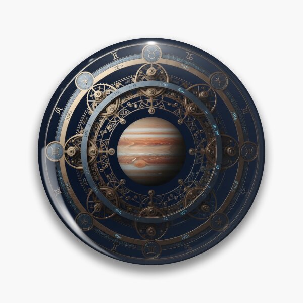 Item preview, Hermetic Saturn - Celestial Mechanics & Zodiac Orrery designed and sold by ArtCrafter13.