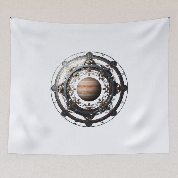 Item preview, Hermetic Saturn - Celestial Mechanics & Zodiac Orrery designed and sold by ArtCrafter13.