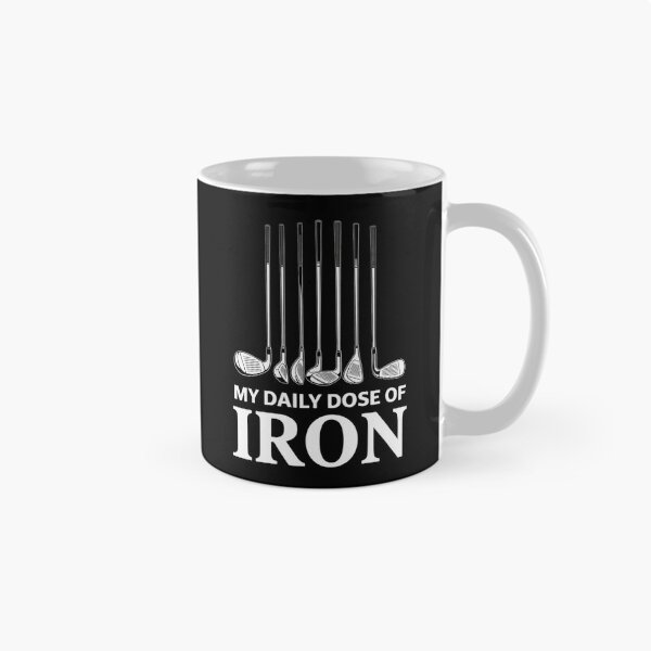 Item preview, My Daily Dose of Iron Men's Golf Retirement designed and sold by angolinnArt.