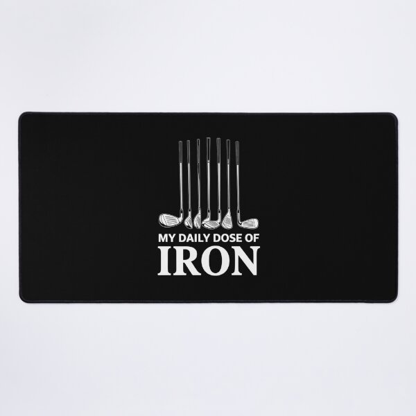 Item preview, My Daily Dose of Iron Men's Golf Retirement designed and sold by angolinnArt.