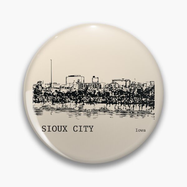 Artikelvorschau, Sioux-Stadt, Iowa entworfen und verkauft von Lakeric Cityscapes.