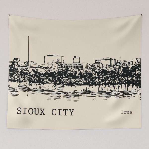 Item preview, Sioux City Iowa designed and sold by Lakeric Cityscapes.