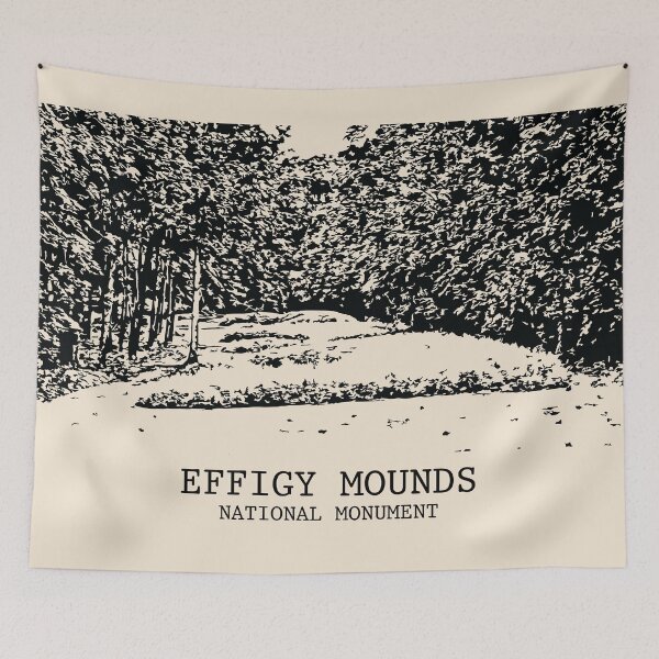 Item preview, Effigy Mounds National Monument designed and sold by Lakeric Cityscapes.