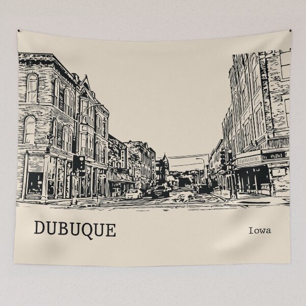 Item preview, Dubuque Iowa designed and sold by Lakeric Cityscapes.