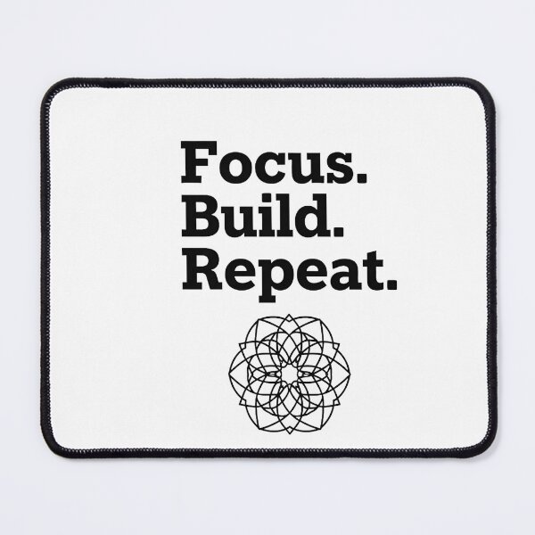 Item preview, Focus. Build. Repeat. designed and sold by Zazeyy.