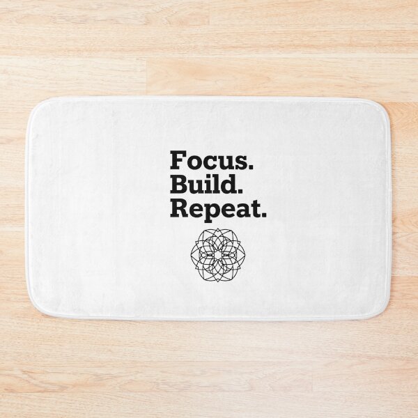 Item preview, Focus. Build. Repeat. designed and sold by Zazeyy.