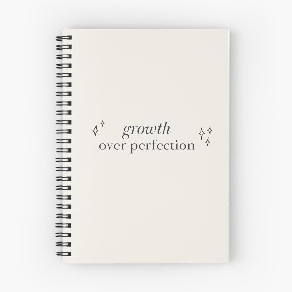 Item preview, growth over perfection - Positive Healing Quote designed and sold by GentleBecoming.