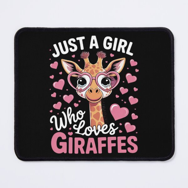 Item preview, Just A Girl Who Loves Giraffes Giraffe designed and sold by joyouartArt.
