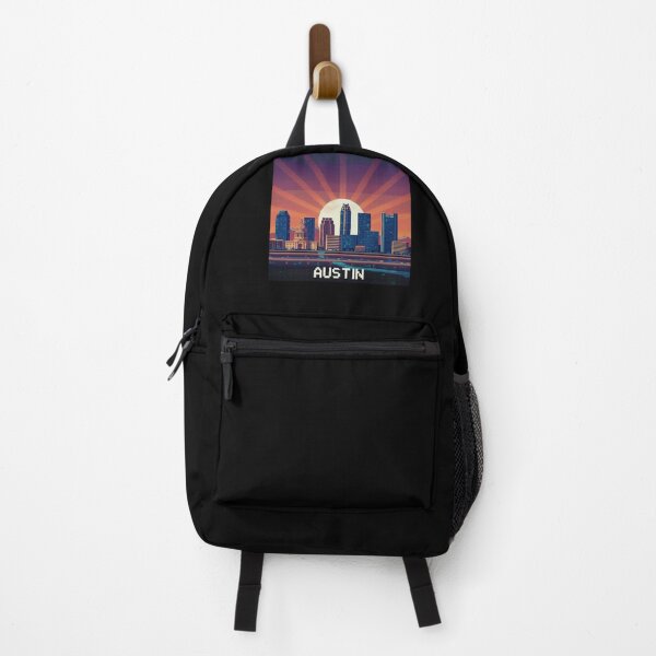 Item preview, Pixel Art Austin Skyline designed and sold by Potato Quality Prints.