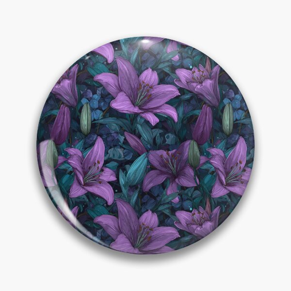 Item preview, Elegant Lilies Texture  - Botanical Garden Pattern  - Valentines Gifts designed and sold by RoyalStarsPatts.