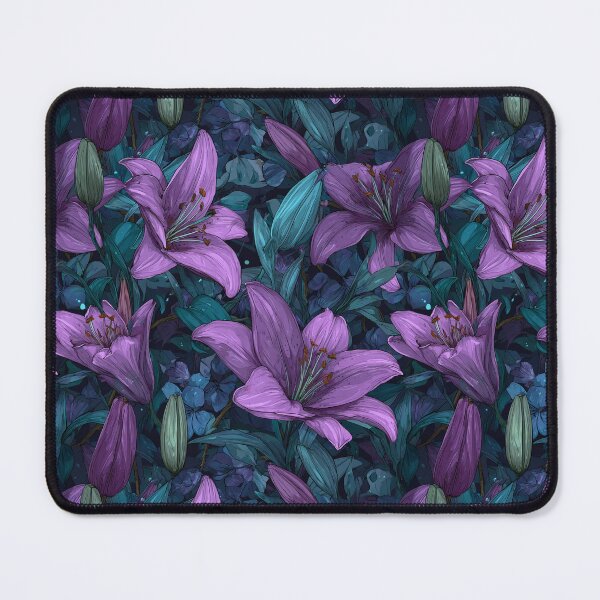 Item preview, Elegant Lilies Texture  - Botanical Garden Pattern  - Valentines Gifts designed and sold by RoyalStarsPatts.