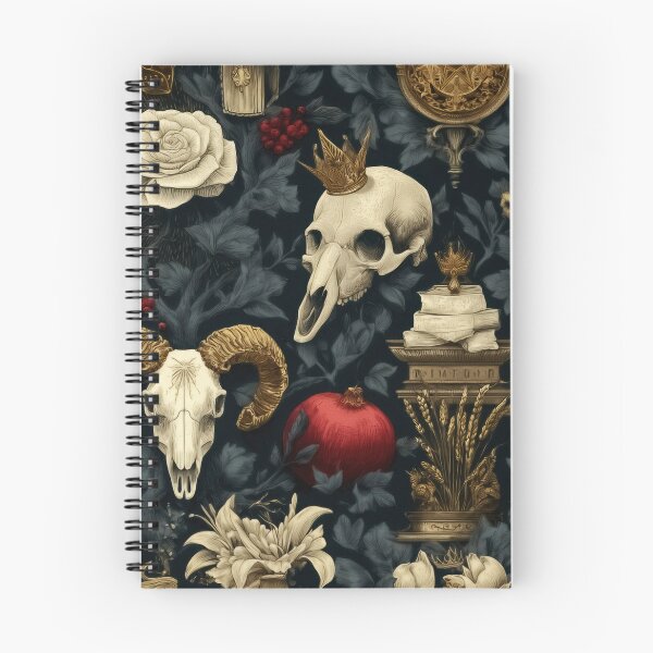Item preview, Gothic Tarot Art, Skull and Roses, Occult Wall Decor, Memento Mori Print, Dark Romanticism, Altar Decoration, Spiritual Image designed and sold by casaloomaria.