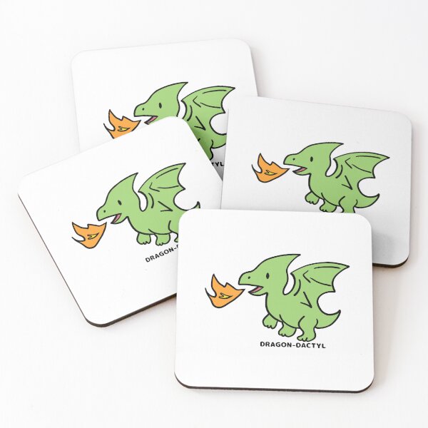Item preview, Dragon-Dactyl Fire Breathing Dragon Pterodactyl Fantasy Art designed and sold by carboncanvas_atelier.