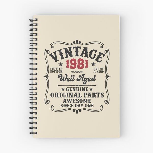 Item preview, 45th Birthday Vintage 1981 Well Aged 45 Awesome Years designed and sold by eclecTEEq.