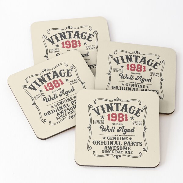 Item preview, 45th Birthday Vintage 1981 Well Aged 45 Awesome Years designed and sold by eclecTEEq.