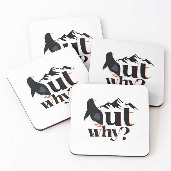 Item preview, But Why - Nihilist Penguin Goes Towards the Mountain Meme designed and sold by brkvdesign.