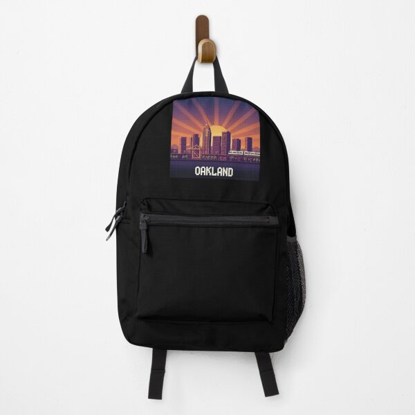 Item preview, Pixel Art Oakland Skyline designed and sold by Potato Quality Prints.
