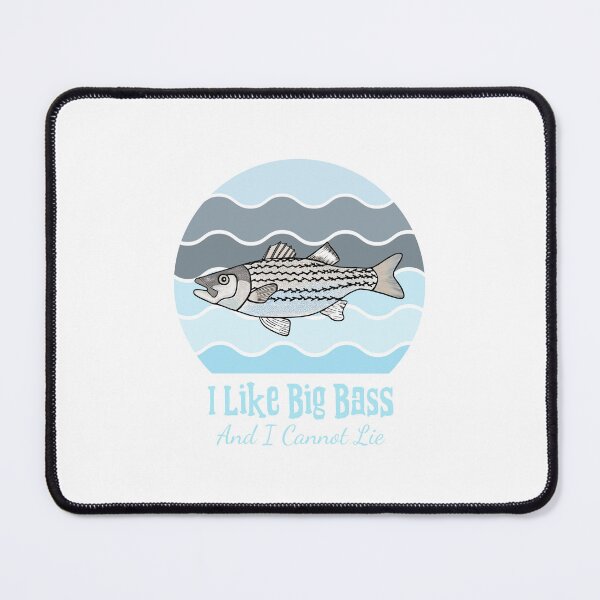 Item preview, I Like Big Bass Funny Bass Fishing designed and sold by Sartoris Art.
