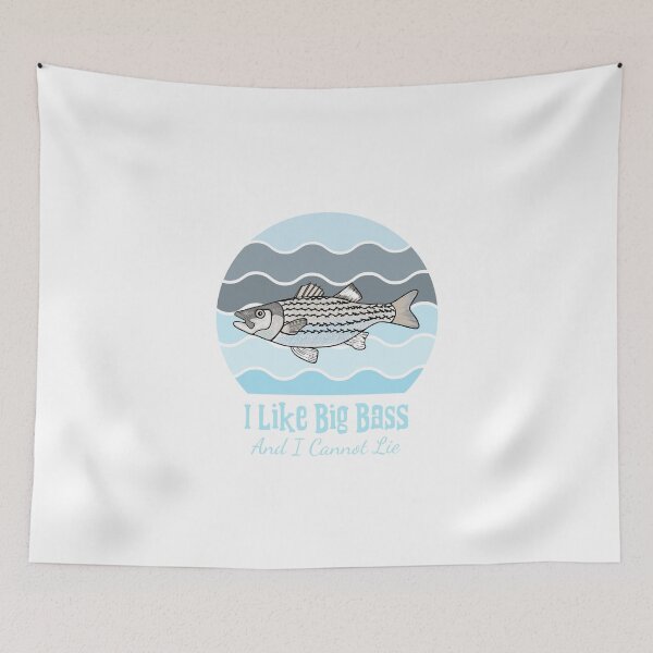 Item preview, I Like Big Bass Funny Bass Fishing designed and sold by Sartoris Art.