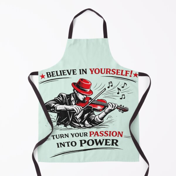Item preview, Vintage Violinist in Red Hat – Motivational Retro Line Art (AI Generated) designed and sold by Cleora Visuals.