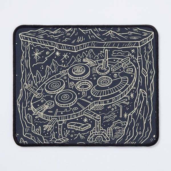 Item preview, Underground Secret Alien Base Hollow Earth Sci-Fi designed and sold by zzz888.