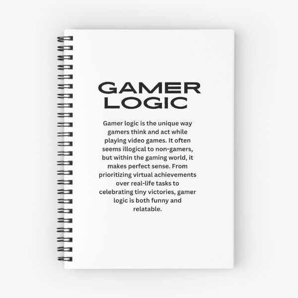 Item preview, Gamer logic funny relatable  designed and sold by Rasheedaholik.