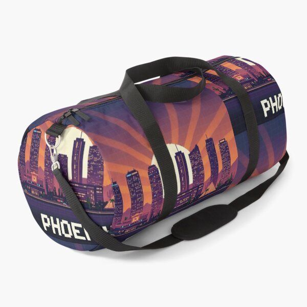 Item preview, Pixel Art Phoenix Skyline designed and sold by Potato Quality Prints.