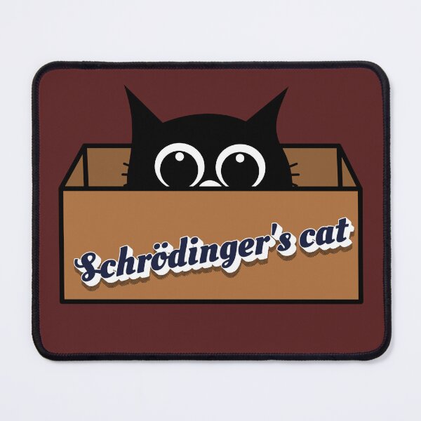 Item preview, Schrodingers Cat, Black Cat  designed and sold by Rawfuzion.
