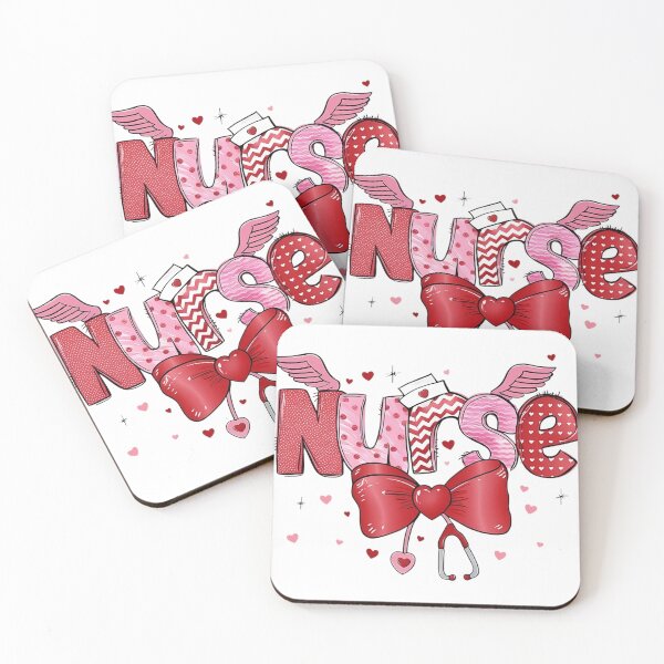Item preview, Valentine Nurse Love Design with Hearts and Bow designed and sold by tamoora.