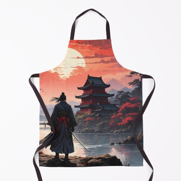 Item preview, Zen Japanese Samurai – Artistic landscape in a cinematic style designed and sold by Schoenenwald - Illustrations Uniques et Originales.