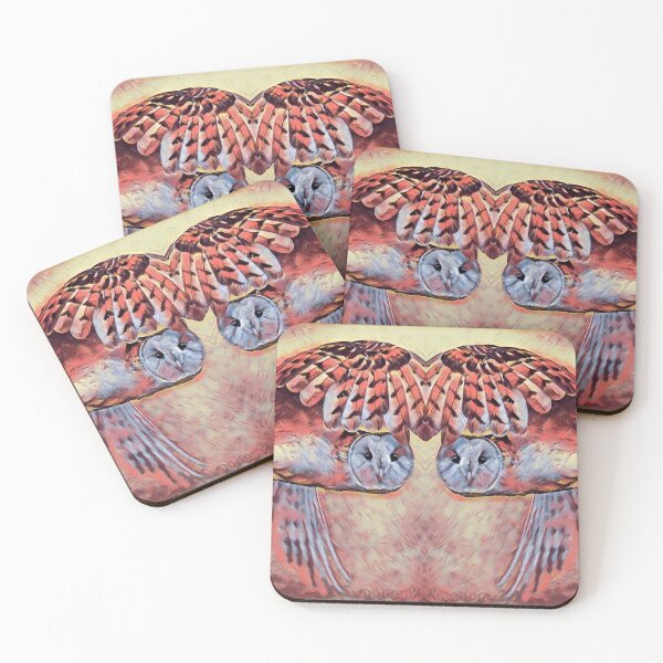 Item preview, Beneath my Wings barn owls designed and sold by oh-bi-me.