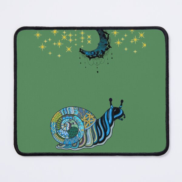 Item preview, Mystic Blue Snail Under Starry Moonlight. designed and sold by PhantomArtStore.
