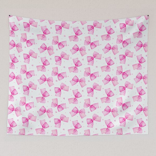 Item preview, Pink Gingham Bows designed and sold by Dawne's Designs.