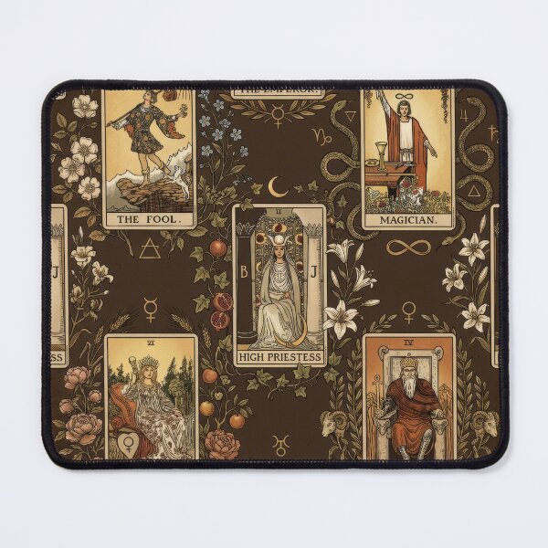 Item preview, Classic Tarot motifs, vintage card designs, antique style posters, spiritual decor, Rider-Waite inspired, esoteric art prints designed and sold by casaloomaria.