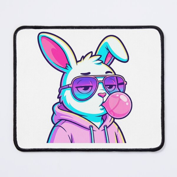 Item preview, Cool Vaporwave Bunny | Retro Sunglasses Rabbit designed and sold by GemajoStudio.