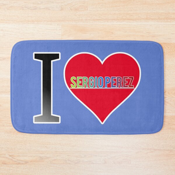 Item preview, I Love Sergio Perez designed and sold by ZooStateofMind.