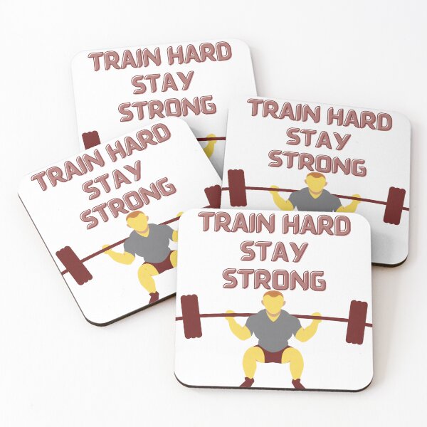 Item preview, Train Hard Stay Strong Gym Motivation designed and sold by Adappai.