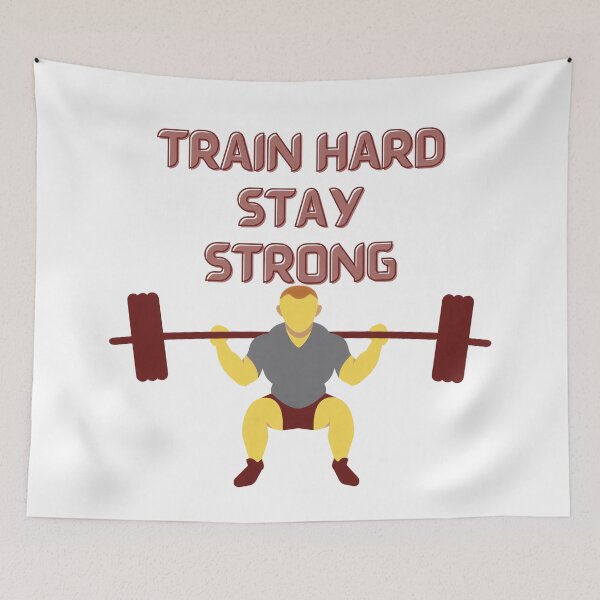 Item preview, Train Hard Stay Strong Gym Motivation designed and sold by Adappai.