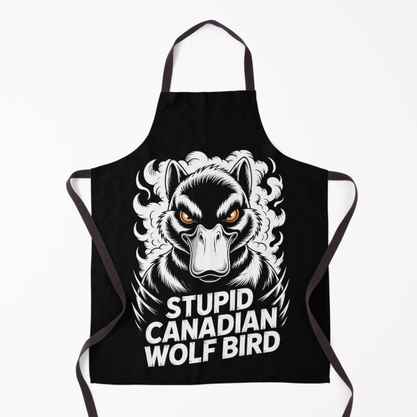 Item preview, Stupid Canadian Wolf Bird - Menacing Cloud Smoke Portrait Design designed and sold by DarylWelsh2024.