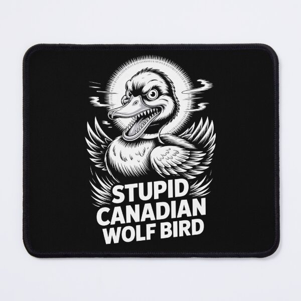 Item preview, Stupid Canadian Wolf Bird - Radiant Burst Screaming Hybrid Design designed and sold by DarylWelsh2024.