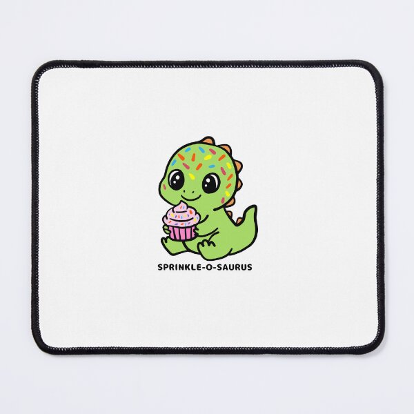 Item preview, Sprinkle-O-Saur Cute Cupcake Loving Dino Sweet Art designed and sold by carboncanvas_atelier.