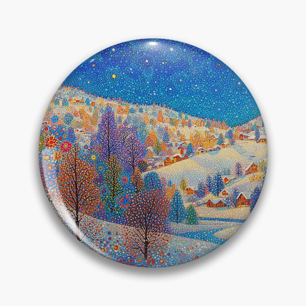 Item preview, Winter Wonderland Floral Landscape designed and sold by Neika Shimm Designs.