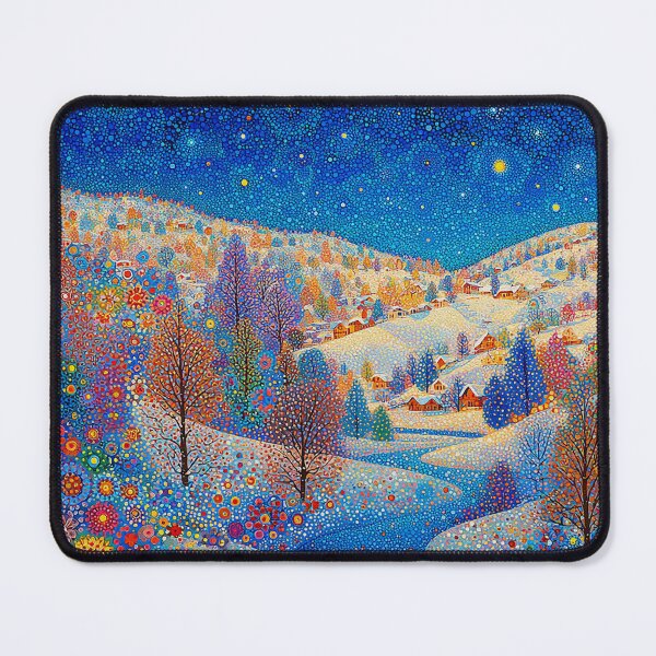 Item preview, Winter Wonderland Floral Landscape designed and sold by Neika Shimm Designs.