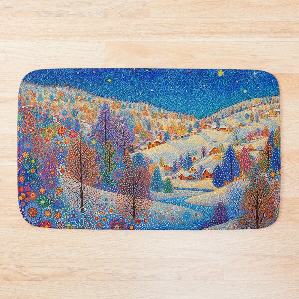 Item preview, Winter Wonderland Floral Landscape designed and sold by Neika Shimm Designs.