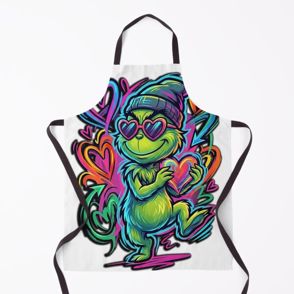 Item preview, Baby Grinch Psychedelic Valentine Love designed and sold by JaaGo PopLab.